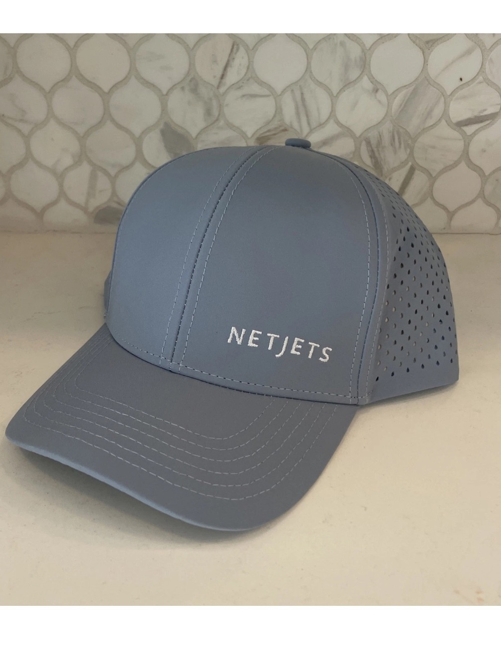 Netjets Trucker Golf Hat Adult Blue NWOT Aviation